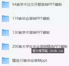 图片[1]-553套 精选学术论文毕业答辩 PPT模版-奇趣日