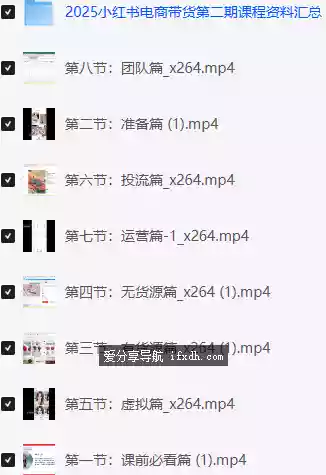 图片[1]-小红书电商带货课第2期 月利润20个 全套玩法都有-奇趣日