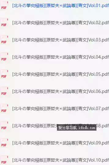 图片[1]-《北斗神拳》完全版+究极版【单页+双页】共51卷-奇趣日